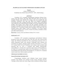 Keterkaitan skl, ki, kd, dan silabus dalam kurikulum 2013. Pdf Rasional Dan Elemen Perubahan Kurikulum 2013