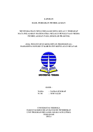 Pasal ini cukup populer dalam. Contoh Laporan Karya Ilmiah Ut Nusagates