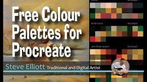 The procreate palette library lets you create, save, share, and import color schemes. Free Colour Palettes To Download For Procreate Youtube