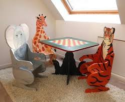 Copycat Fao Schwarz Jungle Table And Chairs Kids Table And Chairs Table And Chairs Character Chairs