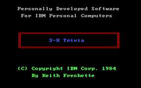 Here are the first new options. Winworld Ibm 3 K Trivia 1 00