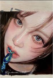 Winter is so cute!#winter #aespa #kpop #oilpainting #art