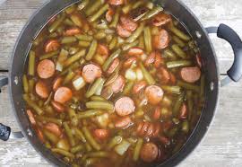 Smoked Sausage Green Beans And Potatoes Hoosier Stew The Farmwife Cooks Green Beans And Potatoes Smoked Sausage Sausage And Green Beans