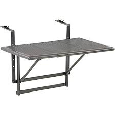 greemotion table de balcon suspendue toulouse 40 x 60 cm table de balcon rabattable gris metal petite table pliante balcones balcon de hierro mesa de pared