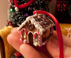Gingerbread House Tree Ornaments Christmas Clay Polymer Clay Christmas Christmas Coupons