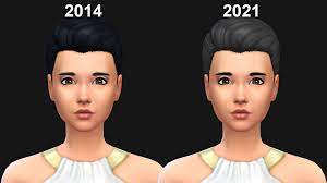 How to download sims 4 mods sims 4 skin mods. Open Black Hair Looking Gray Blue On Several Hairstyles Answer Hq