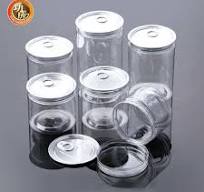 ODM OEM Clear Plastic Cookie Jar Empty Pet Refillable Spice Jars