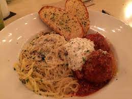 Kobe style meatball trio & meatball spaghettini. Cactus Club