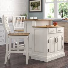 Susana 3 Piece Kitchen Island Set With Wood Top Freestanding Kitchen Island Countertops Kitchen Furniture