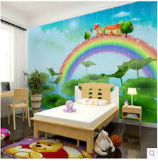 Dinosaur wall decals for boys room,glow in the dark dinosaur wall decals stickers for kids bedroom,large dinosaur wall decor decorations for nursery, living room,classroom,kids birthday christmas gift. Mural Children S Bedroom 3d Wallpaper Mural Male Girl Children S Room 3d Wallpaper Cartoon Murals Of The Rainbow 3d Wallpaper Murals Wallpaper Mural3d Wallpaper Aliexpress