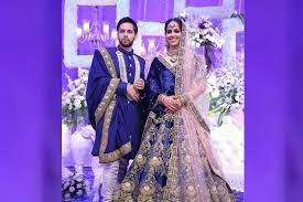 The film is based on the life of badminton player saina nehwal. Pics Saina Nehwal Parupalli Kashyap Look Regal In Their Star Studded Hyd Reception The News Minute