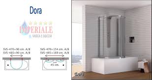 Ricavare una doccia in un bagno dotato di vasca o in un bagno molto piccolo spesso può essere difficoltoso, soprattutto se non si creano. Box Doccia Sopravasca Dora Imperiale