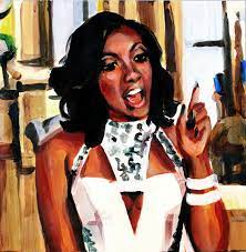 12 Instantly Iconic Paintings Of Real Housewives Pointing Painting Artist Reality Tv