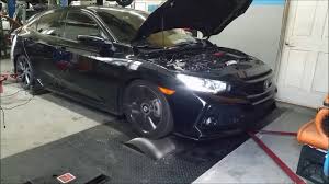Refined and comfortable, yet at the same time, it delivers an exhilarating drive this honda civic hatchback has a keen spirit when you let it off the leash. Tuning A 10th Gen Honda Civic Sport 1 5l Turbo 224 Hp 282 Ft Lbs Custom Dyno Tune Youtube