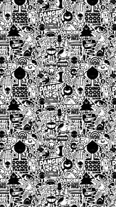 Black And White Graffiti Wallpaper Black And White Pattern White Pattern Wallpaper Pop Art Wallpaper Coloring Pages