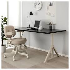 Idasen Desk Black Beige Ikea In 2020 Cheap Office Furniture Ikea Desk
