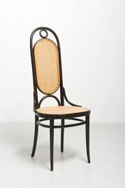 A Set Of 6 Thonet Chairs No 207r In Black Painted Bentwood With Cane Seating Originally Designed By Michael Thonet Around Thonet Chair Chair Wicker Chair