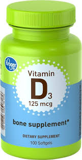 We fortify our vitamin d patches with a very important and specific vitamin k complex. Kroger Vitamin D3 Bone Supplement Softgels 5000iu 100 Ct Kroger