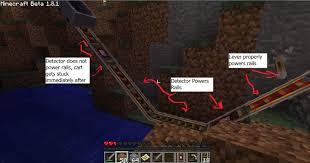By placing many rails in a row you can hit the top speed of eight blocks a. Getting Detector Rails To Work Discussion Minecraft Java Edition Minecraft Forum Minecraft Forum