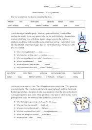 Short Stories Wh Questions Answers English Esl Worksheets Reading Comprehension Worksheets Comprehension Worksheets Reading Comprehension