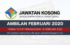 Peluang kerjaya majlis peperiksaan malaysia. Jawatan Kosong Majlis Daerah Kuala Langat Mdkl Februari 2020
