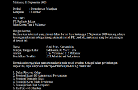 Surat ini sangat berguna dalam membangun hubungan dengan pihak luar sehingga harus disusun dengan baik dan benar. Mengidentifikasi Unsur Kebahasaan Surat Lamaran Pekerjaan Ecohepi