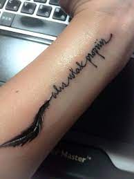 My Tattoo Alis Volat Propriis She Flies With Her Own Wings Wrist Tattoos For Women Tattoos Unique Tattoos