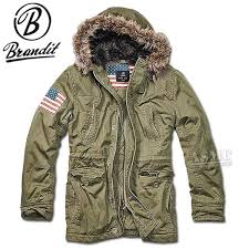 Parka Brandit Vintage Explorer Stars And Stripes Woodland La Parka Brandit Vintage Explorer Stars And Stripes Dans Un Clique Ropa De Invierno Ropa Invierno