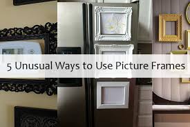 5 unusual ways to use picture frames