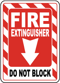 Each type of fire extinguisher contains different materials that make them suitable for fighting certain types of fires, and is designed to safely and effectively discharge its contents. Do Not Block Signs Fire Exit Signs Emergency Signs