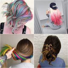 Two Tone Hair Color Ideas Hair Color Top Beauty Products Tone Hair