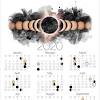 Moon phases are grouped on our calendar by month, different from most other calendars of its kind. 1
