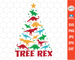 Dinosaur Holiday Tree Svg Christmas Dinosaur Svg Christmas Etsysexiezpix  Web Porn