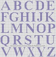 This kit contains presorted thread in 36 colors, white fabric, needle, colour chart, and instructions. Alphabet Counted Cross Pattern Stitch Free Patterns