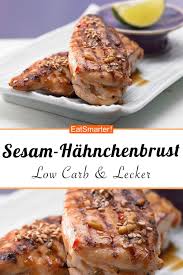Sesam Hahnchenbrust Rezept Lebensmittel Essen Rezepte Hahnchenbrust Grillen
