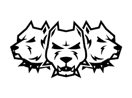 Pitbull Logo Custom Dog Art Pitbull Drawing Pitbull Art