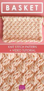 You can learn it in one sitting! How To Knit The Basket Weave Stitch Diagonal Braided Woven Basketweave Stitch Knit Stitch Patterns Knit Stitch Patterns Cables