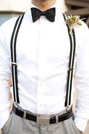 Black Tie Suspenders Men Perfect For Prom Formals And Weddings Men S Fashion And Style Iswmenswear Iswmenswear C Groom Outfit Wedding Suits Groom Attire