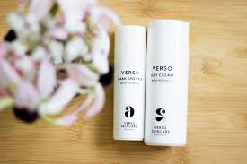 If you're not familiar with these. Fashstyleliv Verso Skincare Review Day Cream And Dark Spot Fix