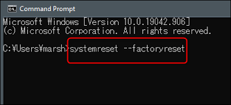 How To Factory Reset Your Windows 10 Pc Using Command Prompt