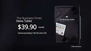 Subscribers point to convenience for picking the straits times news tablet. The Business Times News Tablet Subscription Subscribe To Bt Today