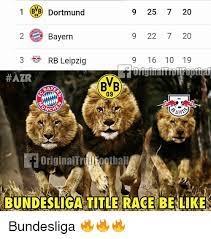 Los de nagelsmann fueron definitivos en las áreas y pasaron por encima de un. 1 Dortmund 2 Bayern 3 Rb Leipzig 9 25 7 20 09 9 22 7 20 9 16 10 19 Rigrm Azr Bvb 09 Originaltrollfootbal Bundesliga Title Race Be Like Bundesliga Be Like Meme On Awwmemes Com