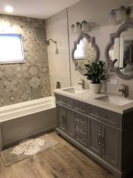 Gray And Beige Bathroom Beige Bathroom Bathroom Interior Bathrooms Remodel