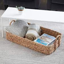 It's a perfect place to store seasonal items and other things that are not used take two of the pages. Water Hyacinth Natural Weave Coffee Table Under Bed Bin The Container Store