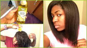 Processed hair can thrive, you just need a great haircare routine. Hot Oil Treatment On My Relaxed Hair 2017 Results Youtube