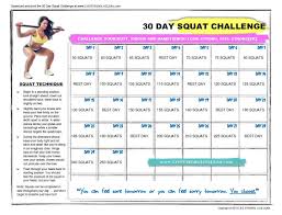 My 30 Day Squat Challenge Programme 30 Day Squat Challenge