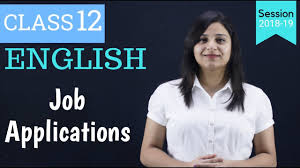 Job Application Class 12 Youtube