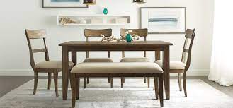 Kincaid dining room set includes beautiful solid wood table with two leaf extensions expanding to seating for 12. The Nook A Casual Kitchen Dining Solution From Kincaid Furniture
