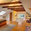 Most finished seattle attics are large open spaces or contain a few small bedrooms, but no bathroom. 1
