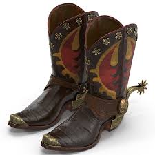 If you've selected a shiny new pair of spurs, you may be wondering how to attach them to your favorite cowboy boots. Western Boots With Spurs 3d Model 79 Max Obj Ma C4d 3ds Free3d